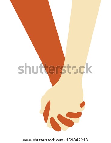 Holding Hands Vector Stock Photos, Images, & Pictures | Shutterstock