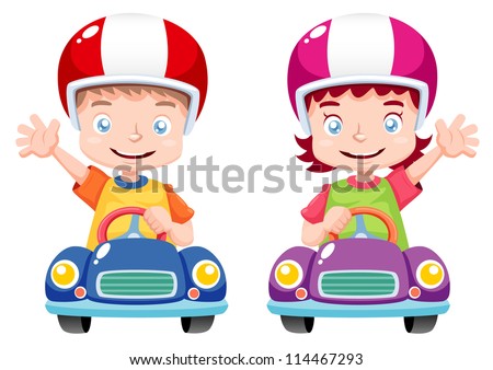 toy car racing cartoon