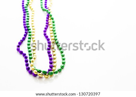 color of mardi gras beads meaning