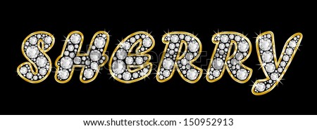 Name Graphics Sherry Stock Photos, Images, & Pictures 