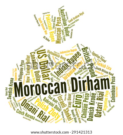 Moroccan+Dirham+Symbol Moroccan Dirham Representing Foreign Exchange And Currencies - stock ...