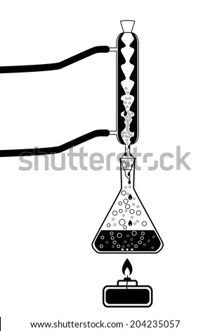 Chemical Reaction Setup Stock Photos, Chemical Reaction Setup Stock