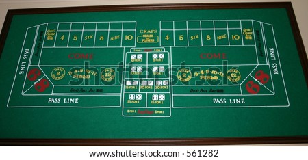 Craps table picture