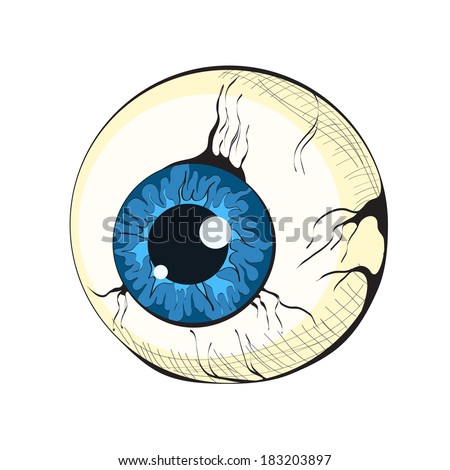 Cartoon Eyes - stock vector