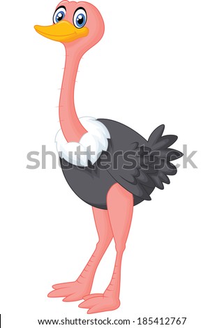 Ostrich cartoon Stock Photos, Images, & Pictures | Shutterstock