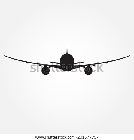 Airplane silhouette Stock Photos, Images, & Pictures | Shutterstock