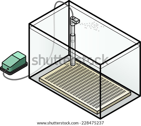stock-vector-an-aquarium-filter-under-gr