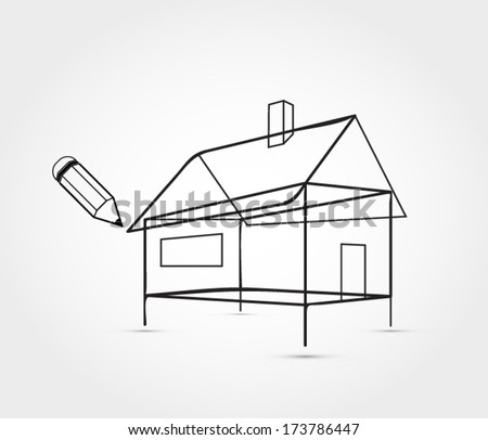 Simple house drawing Stock Photos, Images, & Pictures | Shutterstock