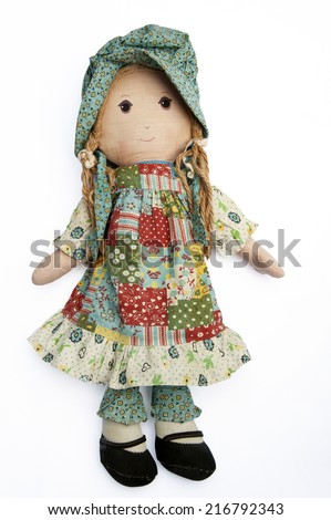 patchwork rag doll