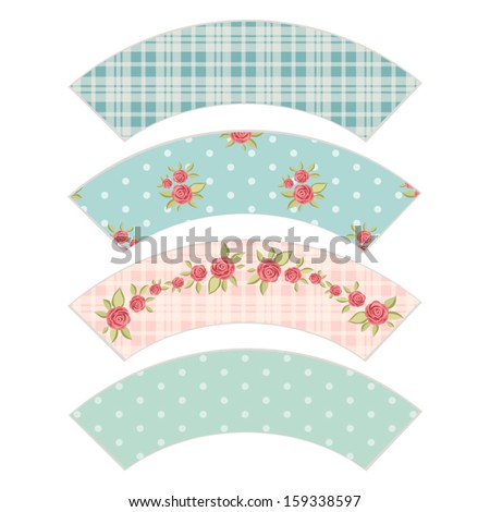 wrappers Pictures vintage cupcake wrappers Shutterstock Images, &  Photos, style  Stock Cupcake