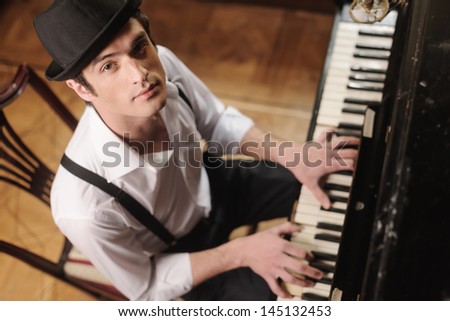 Handsome Man Photo With Piano 2