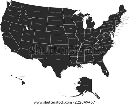 United States Map Stock Photos, Images, & Pictures | Shutterstock