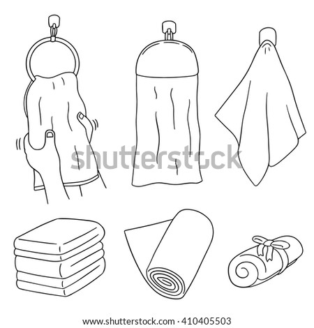 Stock Images similar to ID 51973795 - quirky drawing of a rolled towel
