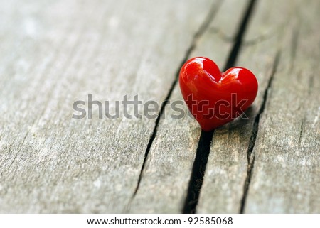 Valentines Day background with hearts. - stock photo