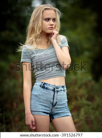 Bare Legs Pretty Teen Stock Photos, Images, & Pictures Shutterstock