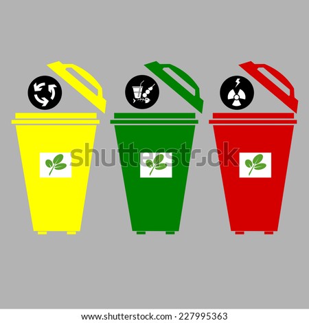 Blue Recycle Bin Stock Vectors & Vector Clip Art | Shutterstock