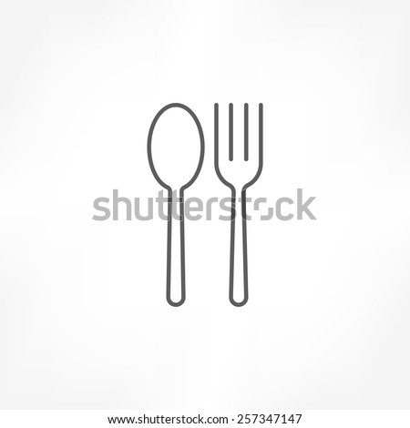 Fork And Spoon Stock Vectors & Vector Clip Art | Shutterstock