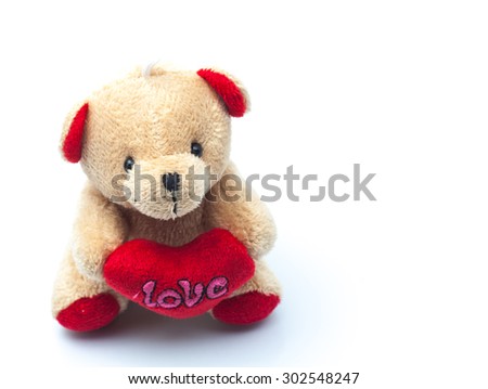 loveheart teddy