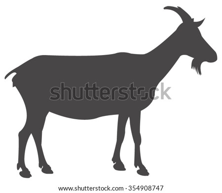Goat Silhouette Stock Vectors & Vector Clip Art | Shutterstock