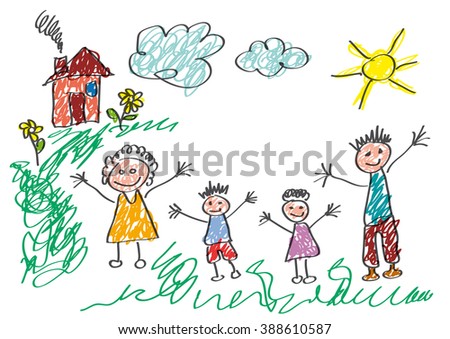 Crayon Drawing Stock Photos, Images, & Pictures | Shutterstock