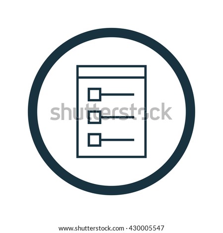 stock vector vector tasklist icon 430005547