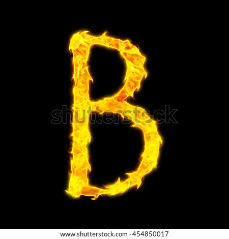 B Fiery Letter Font Stock Photos, Images, & Pictures | Shutterstock