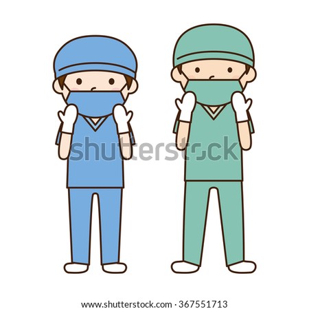 Surgical Gown Stock Vectors & Vector Clip Art 