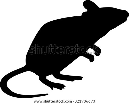 Mouse Silhouette Stock Photos, Images, & Pictures | Shutterstock