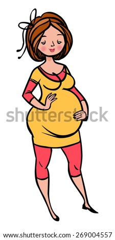 Pregnant Cartoon Stock Photos, Images, & Pictures | Shutterstock