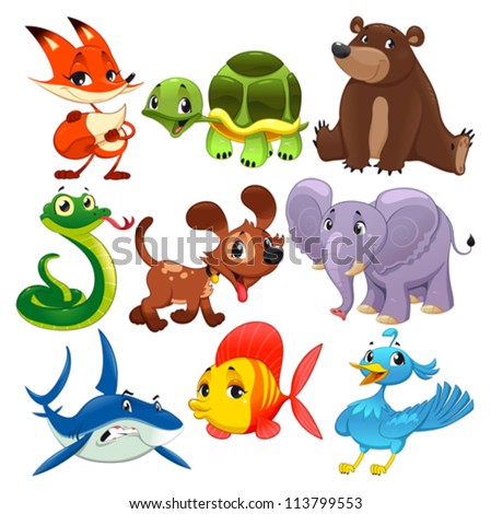 Cartoon Animals Stock Photos, Images, & Pictures | Shutterstock