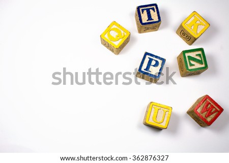 Alphabet Blocks Stock Photos, Images, & Pictures | Shutterstock