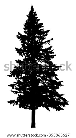 Pine Tree Silhouette Stock Photos, Images, & Pictures | Shutterstock