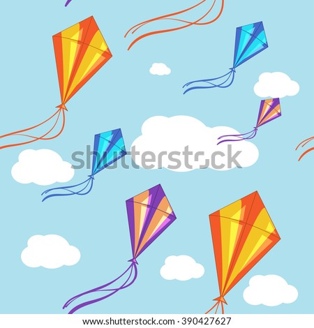 Fly Kite Stock Vectors & Vector Clip Art | Shutterstock