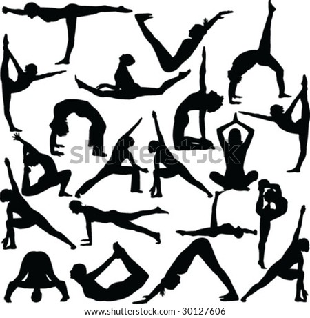 and Poses Photos, logo  yoga Illustrations, Art Yoga poses Vector Stock