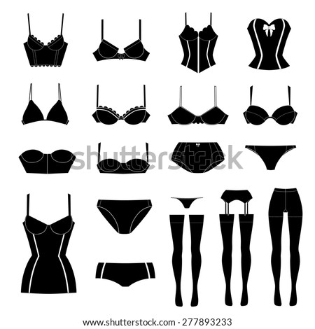 Lingerie Stock Vectors Vector Clip Art Shutterstock