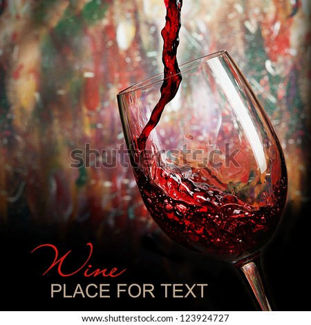 Pouring Wine Red into glass poured 101  painting Painting glass wine