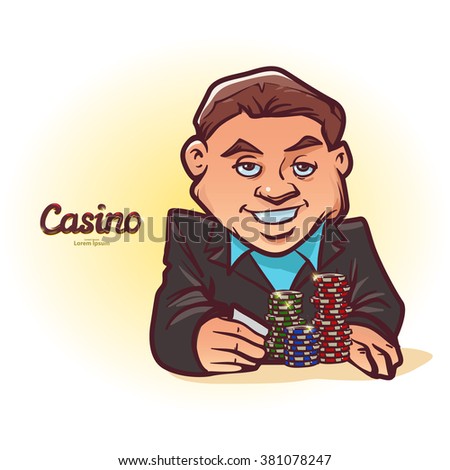 Cartoon pictures of poker chips
