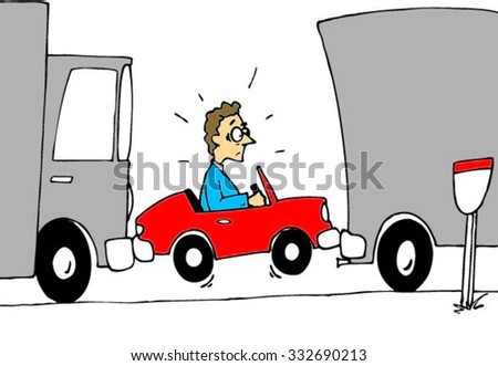 Stuck In Traffic Stock Vectors & Vector Clip Art | Shutterstock