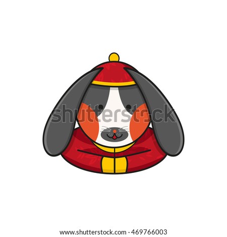 Vector Chinese Rabbit Zodiac Stock Photos, Images, &amp; Pictures