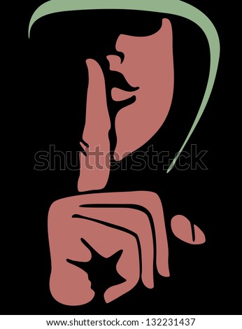 Silence Symbol Stock Photos, Images, & Pictures | Shutterstock