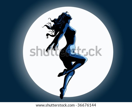 My Insomnia thread, part duex - Page 9 Stock-vector-vector-illustration-woman-sitting-in-the-moonlight-36676144