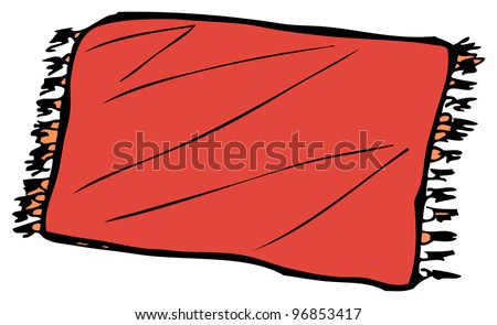 Stock Images similar to ID 92475220 - dusty old carpet cartoon