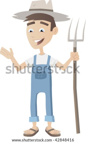 Cartoon farmer Stock Photos, Images, & Pictures | Shutterstock