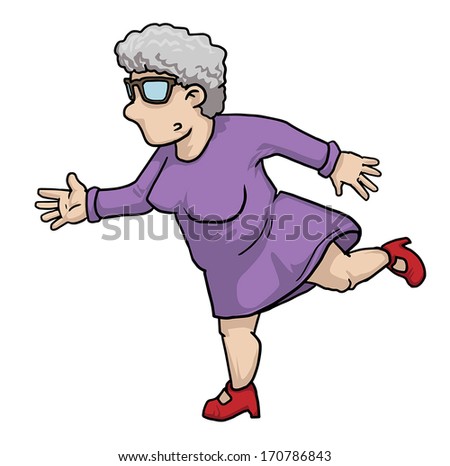 Stock Images similar to ID 149104391 - granny knows retro clip art...