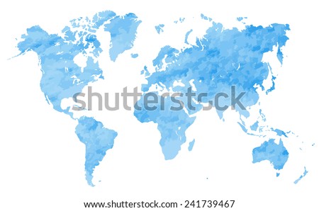 World Map Flat Stock Photos, Images, & Pictures | Shutterstock