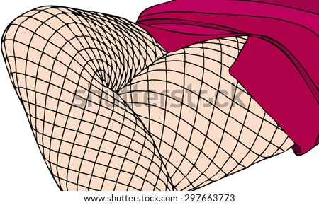 Download Fishnet Stockings Stock Vectors & Vector Clip Art ...