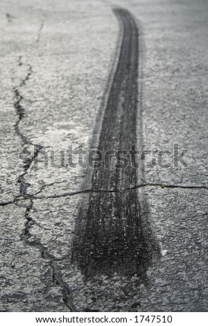 stock-photo-a-rear-tire-burnout-or-skid-