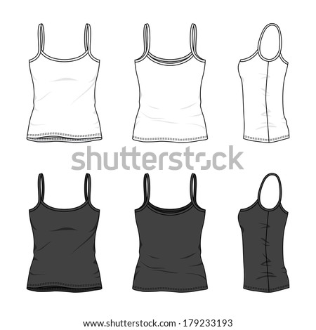 Tank Top Template Stock Photos Images Pictures Shutterstock
