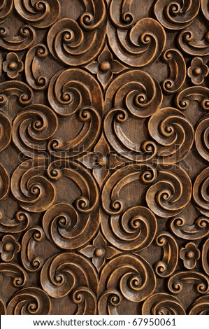 wooden carvings