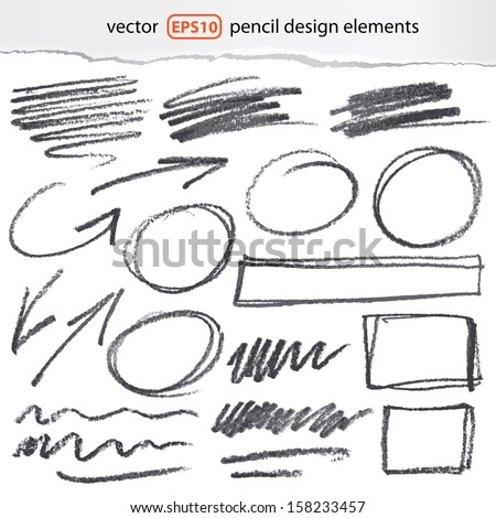 Vector Pencil Design Elements | scribble stock photos images pictures shutterstock Vector Pencil Design Elements | scribble stock photos images pictures shutterstock